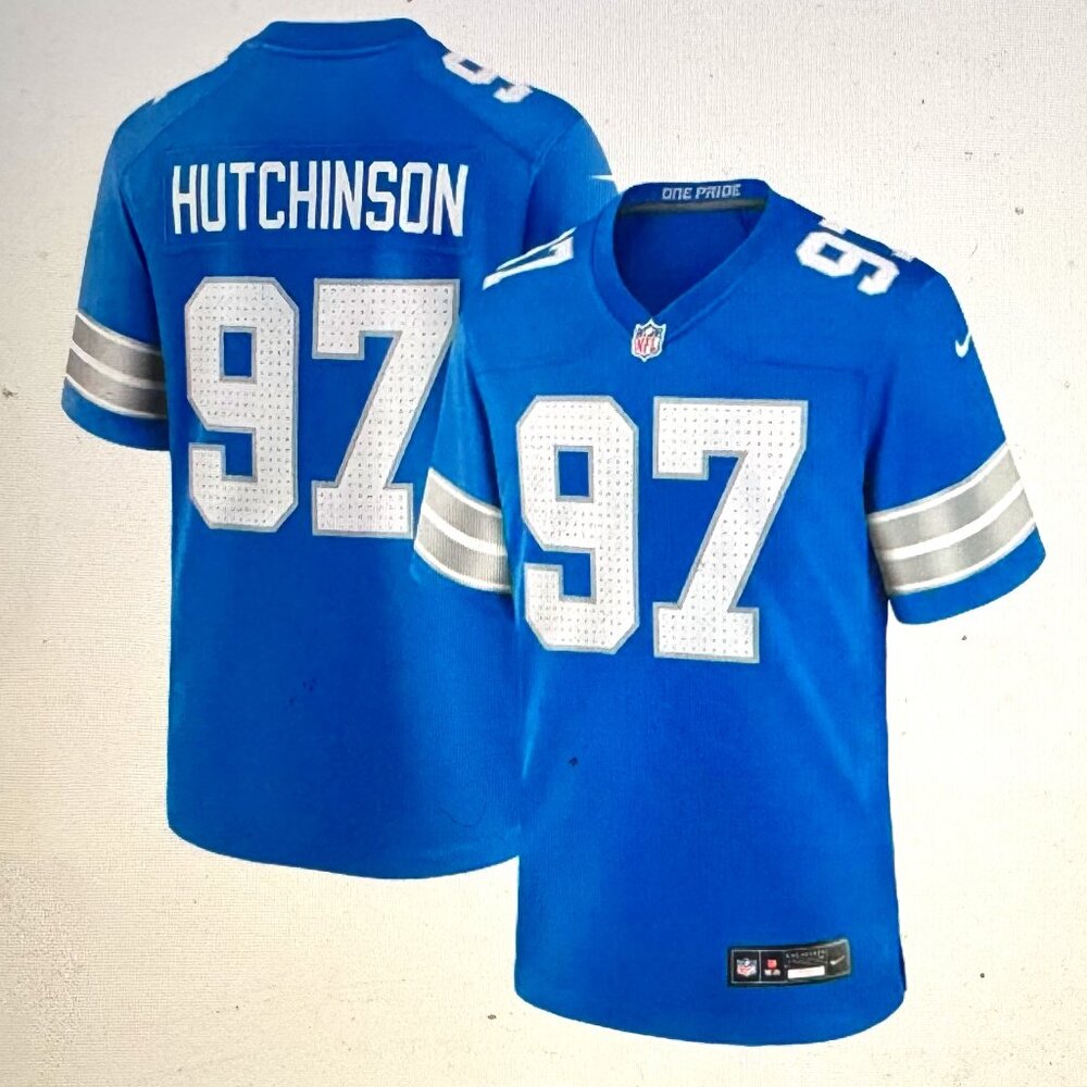 Brand new Nike Lions Hutchinson jersey